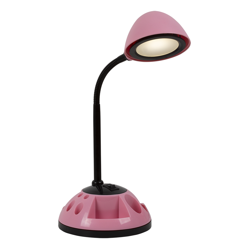 T590PI Stationery LED Desk Lamp 160mm Pink – Lightworld Online