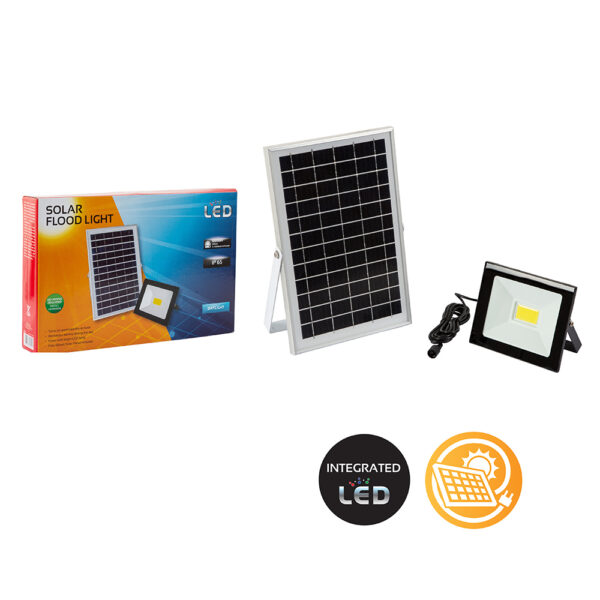 Eurolux H226 20w Solar Floodlight 6000K 650-700lm