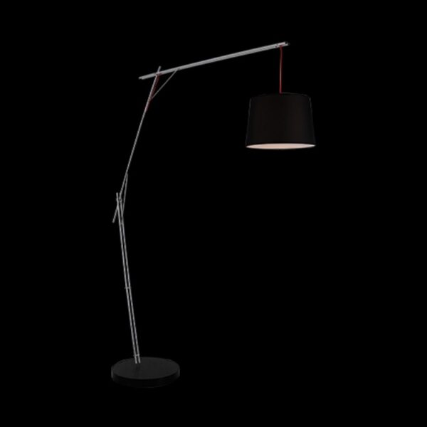 K Light M-KLT-210266 Cantilever Floor Lamp with Black Shade