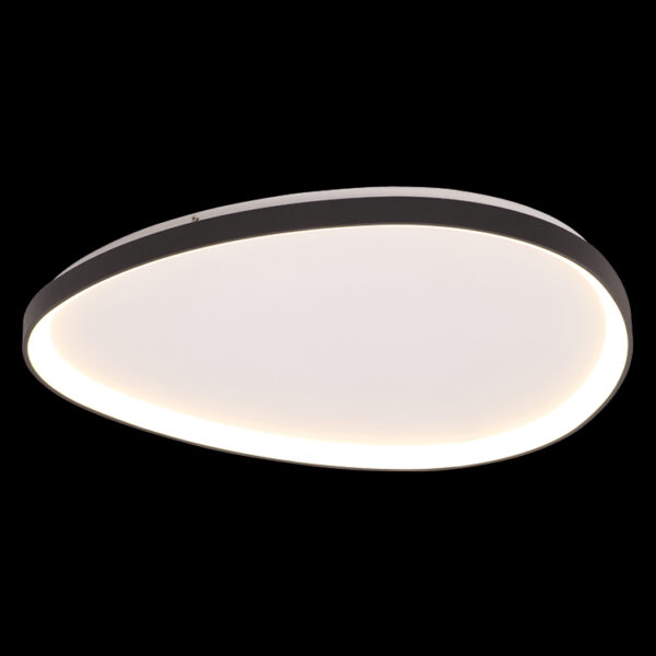 K Light KLC-LED2-80D/BL 230v 60W LED Large Ovoid 80cm Framed Ceiling ...