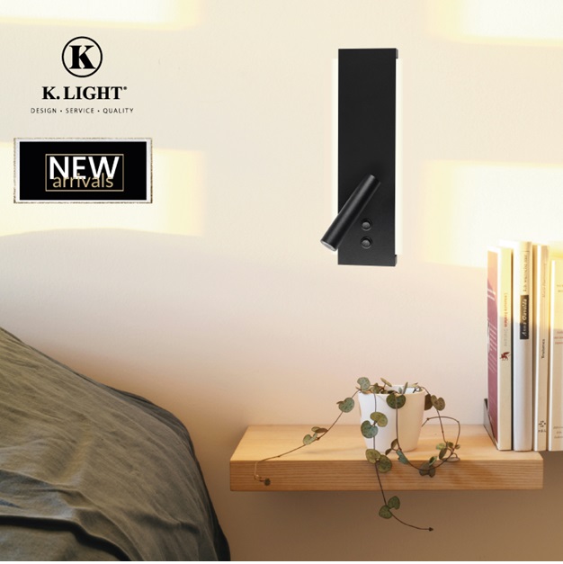 K Light MB/210-BL LED Reading Wall Light with Backlighting – Lightworld ...