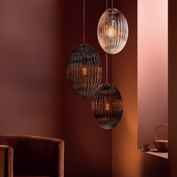 Dark Lighting Citrus Pendant Cognac - Image 2