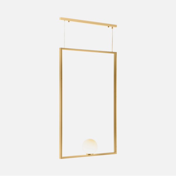 Dark Lighting Labyrinth Vertical V2 700mm Brass