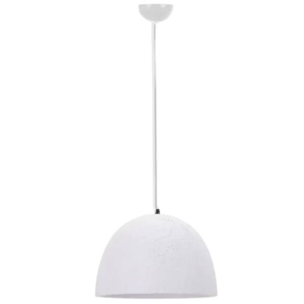 Brightstar PEN930 WHITE Metal Pendant with Ceramic Shade